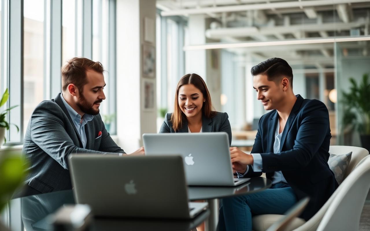 Equipe Simplifica B2B em reunião